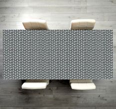 Dark Finish Wood and Resin Table Top for Dining Table