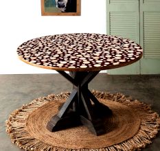 Decorative Table Top Made of High Quality Wood and Resin