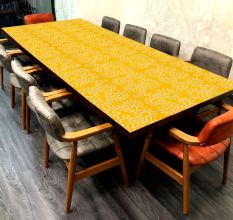 Vibrant Yellow Table Top for Coffee Table