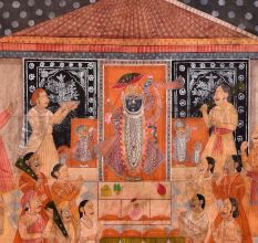 Traditional Painting of Hindu God for Prayer Room