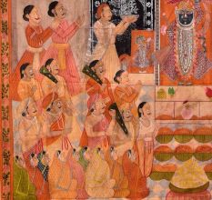 Traditional Painting of Hindu God for Prayer Room