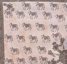 Beautiful Cow Patterns Pichwai Painting for Decoration
