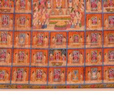 Hand-Painted Hindu God Painting for Prayer Room