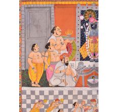 Beautiful Pichwai Paitning of Lord Shrinathji for Temple