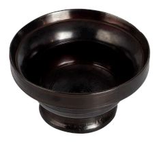 Elegant Dark Brown Holy Bowl for Decor