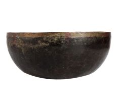 Vintage Om Singing Bowl in Tibetan Art