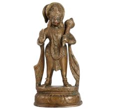 Handmade Brass Lord Hanuman Statue for Worship