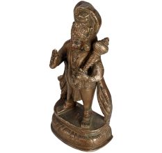Handmade Brass Lord Hanuman Statue for Worship