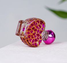 Tempting Glass Bottle for Perfume & Decoration