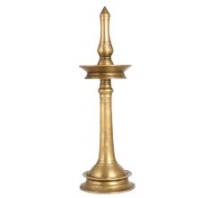 Handcrafted Oil Lamp in South Indian Art