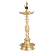 Brass Peacock Oil Lamp for Home Decoration