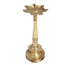 Handmade Oil Lamp with 7 Jyots for Decor