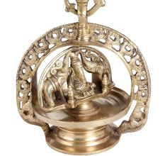 Vintage Hanging Lord Ganesha Oil Lamp