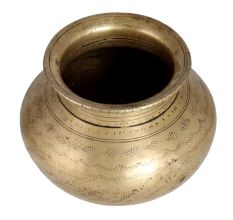 Traditional Brass Lota in Elegant Brown Finish