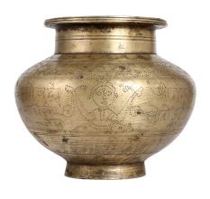Lovely Engraved Water Pot for Decoration