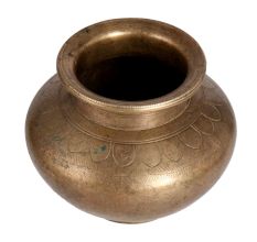Brown Brass Water Pot in Antique Finish