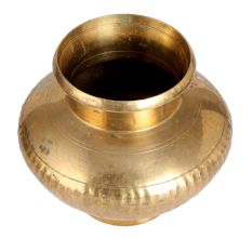 Shiny Golden Lota for Hindu Rituals