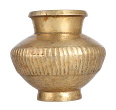 Antique Finish Brass Holy Water Pot