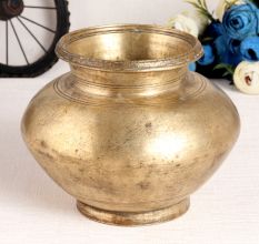 Antique Brass Lota or Holy Water Pot