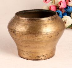 Used Brass Pot in Himalayan Art