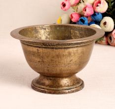 Vintage Big Brass Bowl for Kumkum Tilak