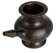 Elegant Black Water Pot with Spout