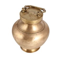 Brass Holy Gangajal Pot with Lid