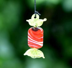 Assorted Multicolor Toffee Kids Christmas Tree Decoration Ornaments Set of 10 Pcs