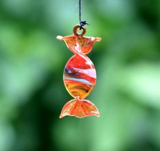 Assorted Multicolor Toffee Kids Christmas Tree Decoration Ornaments Set of 10 Pcs
