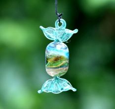 Assorted Multicolor Toffee Kids Christmas Tree Decoration Ornaments Set of 10 Pcs