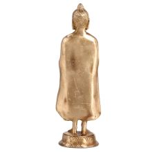 Brass Standing Lord Buddha Statue