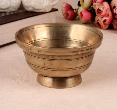 Shiny Small Brass Bowl for Kumkum Tilak