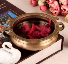 Small High Quality Brass Urli for Decor