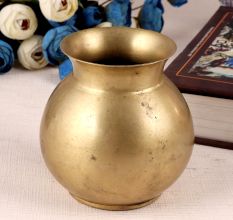 Handmade Plain Lota or Water Pot for Rituals