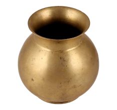 Handmade Plain Lota or Water Pot for Rituals