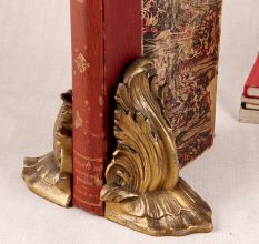 Handmade Metal Bookends in English Art