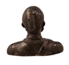 Brass Shivaji Maharaj Bust Statue for Decor