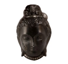 Handmade Metal Lord Shiva Head Plate