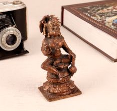 Handmade Seated Lord Hanuman Statue