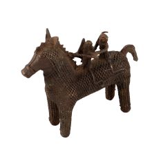 Tribal Art Horse Statue for Decoration