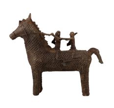 Tribal Art Horse Statue for Decoration