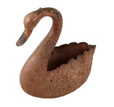 Swan Shaped Pot for Home Decoration