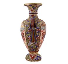 Colorful Flower Pot in Satsuma Art