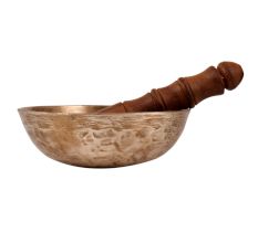 Tibetan Singing Bowl in Antique Finish