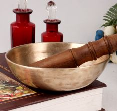 Shiny Singing Bowl Made of Bell Metal