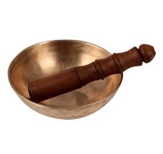 Shiny Singing Bowl Made of Bell Metal