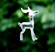Multicolor Deer Christmas Tree Decoration Ornaments Set of 6 Pcs