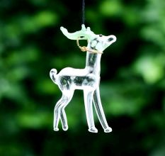 Multicolor Deer Christmas Tree Decoration Ornaments Set of 6 Pcs