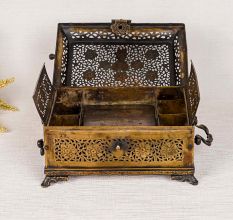 Rectangular Shaped Brass Jewelry Box