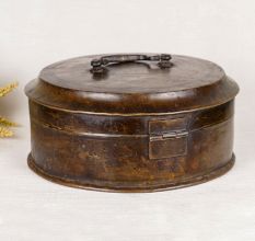 Handmade Brass Jewelry Box for Decoration
